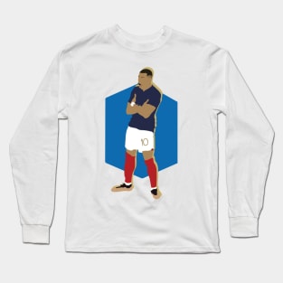 Kylian M 10 France WC2022 Collage Long Sleeve T-Shirt